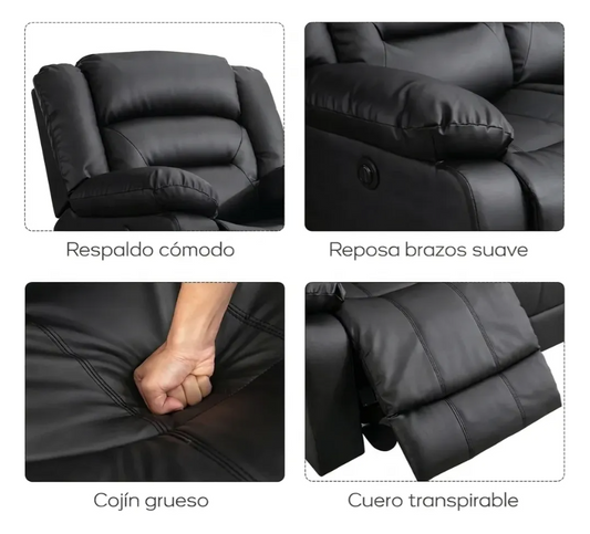 Bergere Reclinable Soft Nubo