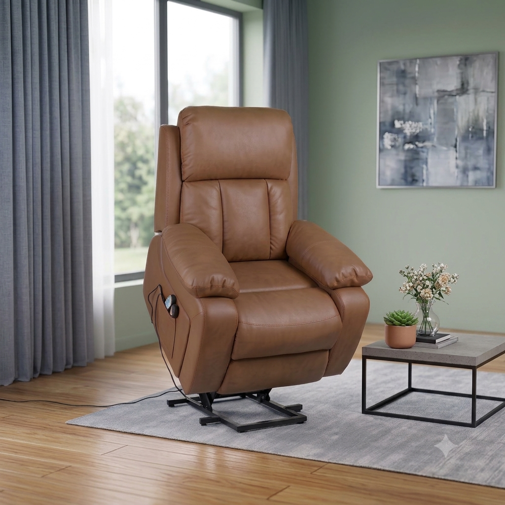 Berger Reclinable con Alzador + Vibromasaje Senior